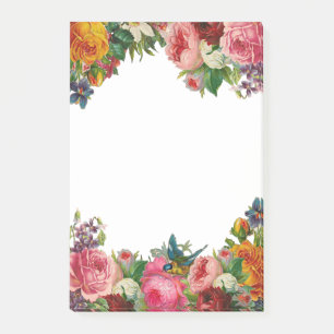 Floral Post-it Notes