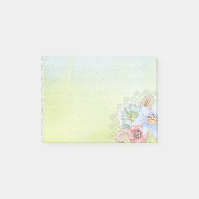 Floral Post-it Notes (Front)