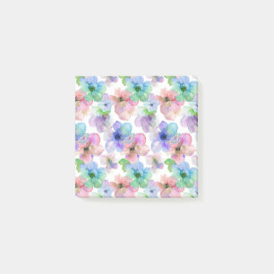 Floral post-it notes