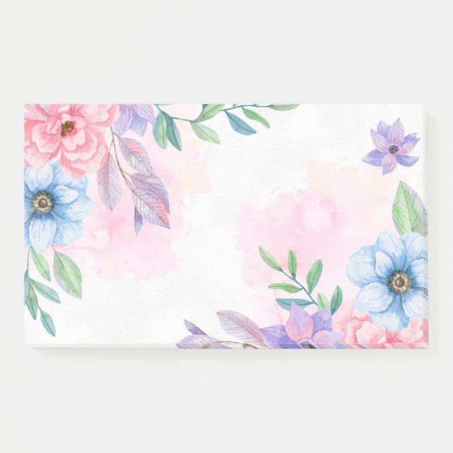 Floral Post-it-Notes Post-it Notes (Front)