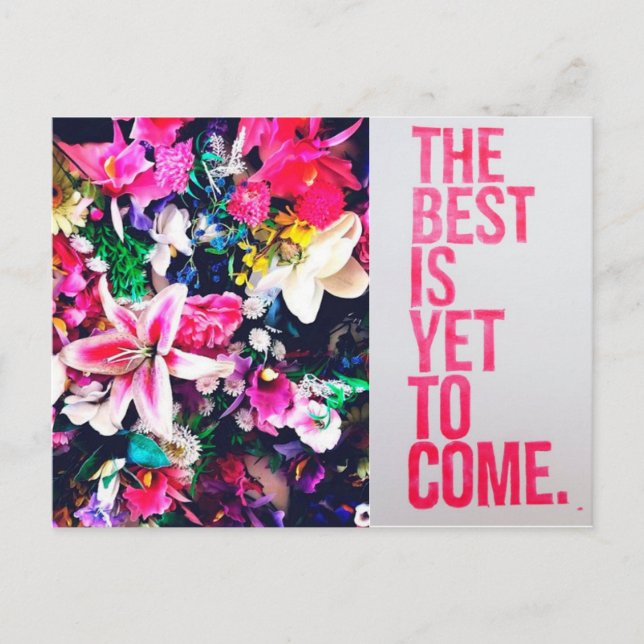 Floral Postcard (Front)