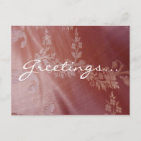 Floral Postcard - Customisable