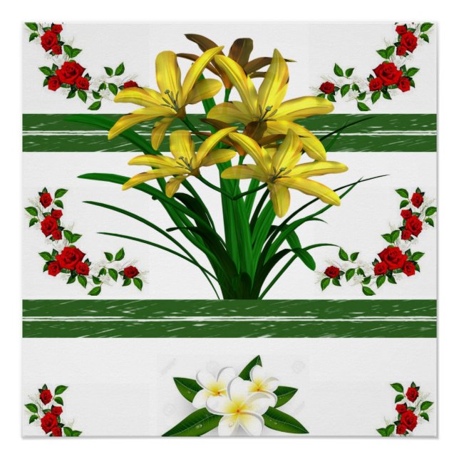 Floral Poster (Front)