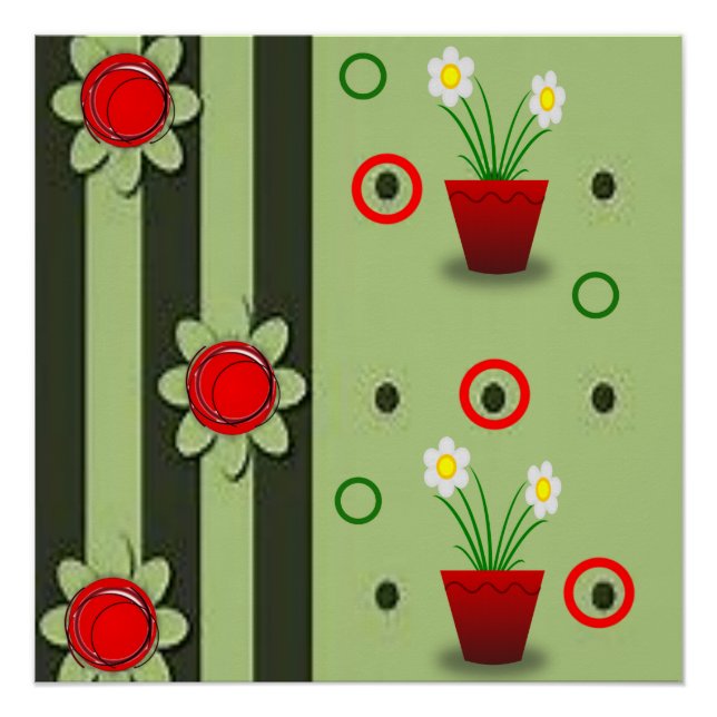 Floral Poster (Front)