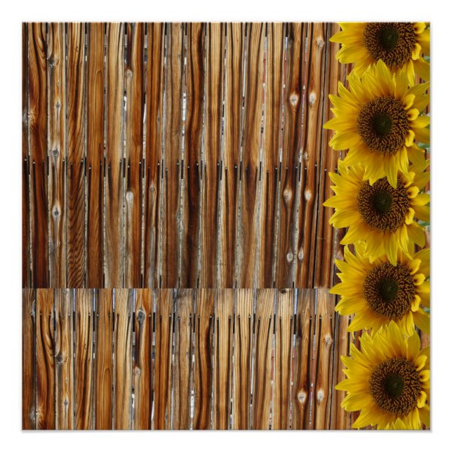 Floral Poster Sunflower (Front)