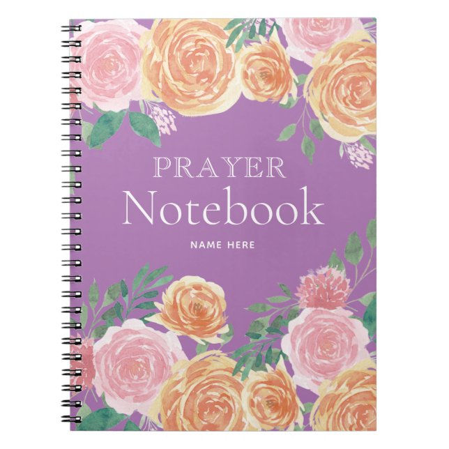 Floral Prayer Notebook (Front)