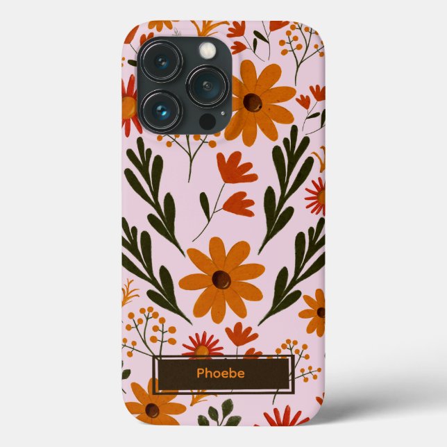 Floral Pretty Colourful Flowers Phone Case (Back)