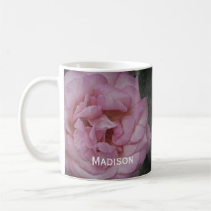 Floral Pretty Light Pink Rose Photo Flower Coffee Mug