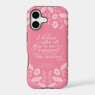 Floral Pride & Prejudice Jane Austen Bookish Quote