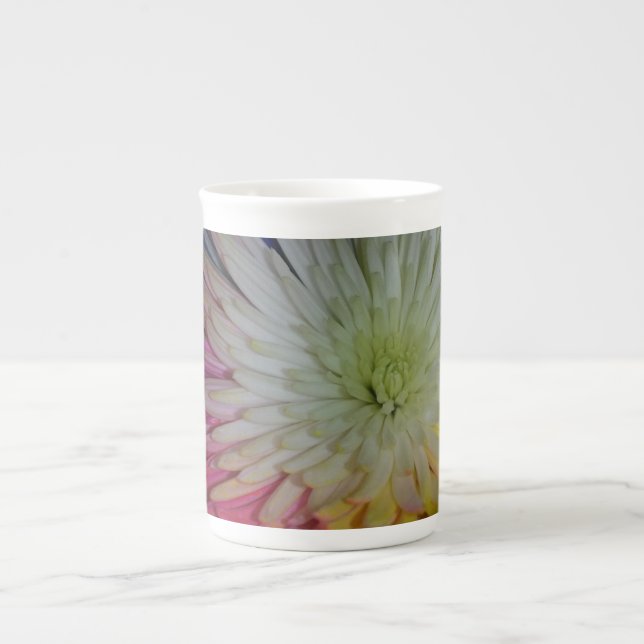 FLORAL PRINT BONE CHINA MUG (Front)