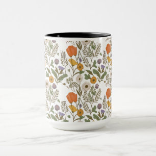 floral print coffee mugs