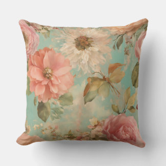 Floral print cushion covers