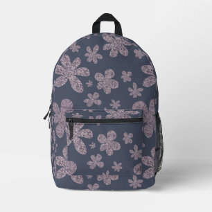 Floral Print Cut Sew Backpack