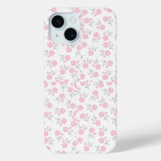 Floral Print Cute Phonecover  iPhone 15 Case