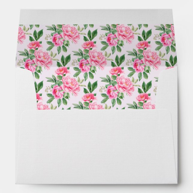Floral Print Envelope (Back (Bottom))