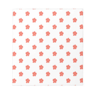 Floral Print Fabric Notepad