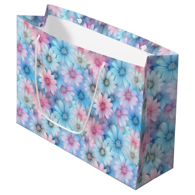 Floral Print Gift Bag (Front Angled)