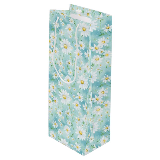 Floral Print Gift Bag (Front Angled)