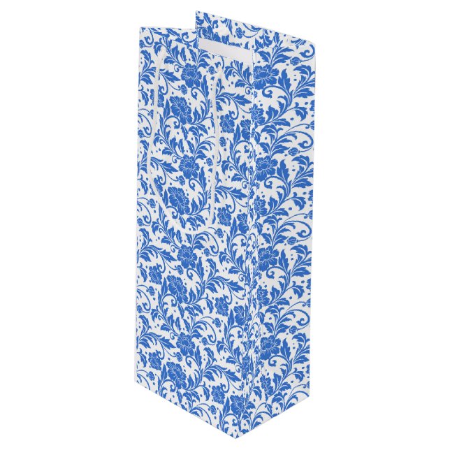 Floral Print Gift Bag (Front Angled)