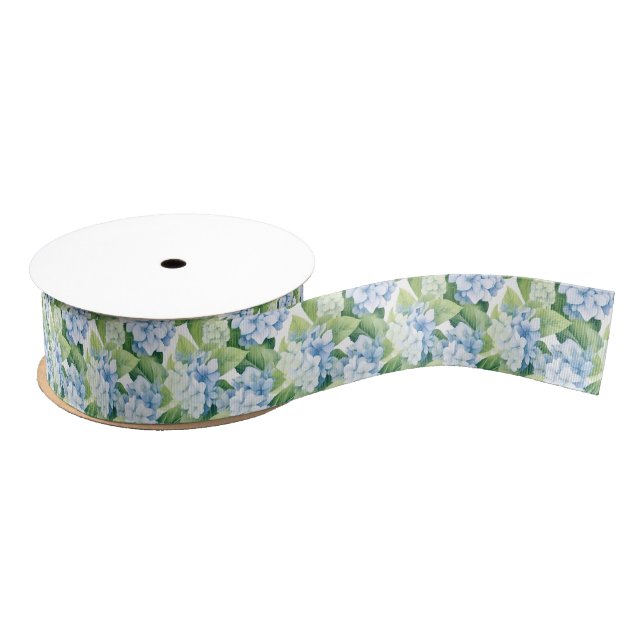 Floral Print Grosgrain Ribbon (Spool)
