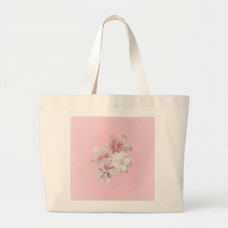 Floral Print Large Tote Bag