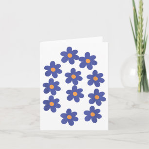Floral Print Mothers Day Card