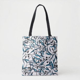 Floral print. Ornament Natural curves. Pattern Tote Bag