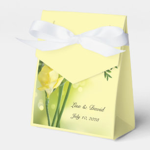 Floral Print Party Favour Box
