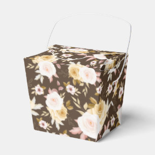 Floral Print Party Favour Box