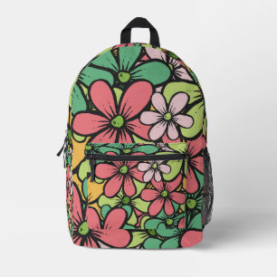 Floral Printed Backpack
