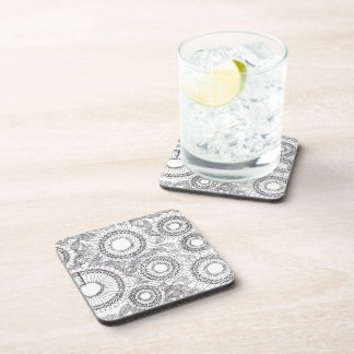 floral printed candles coaster