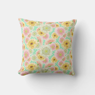 Floral Printed Throw Pillow
