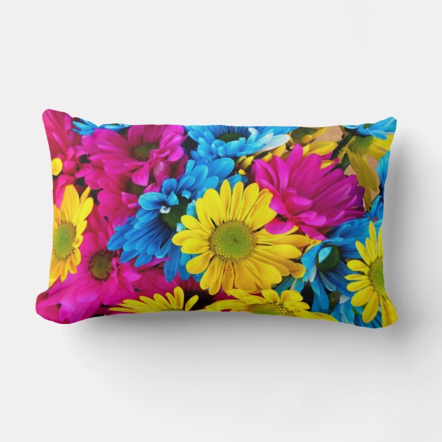 Floral Printed Throw Pillow – Elegant Flower (Front)