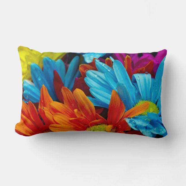Floral Printed Throw Pillow – Elegant Flower (Front)