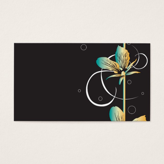 Floral Profile Card (Front)