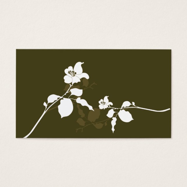 Floral Profile Card (Front)