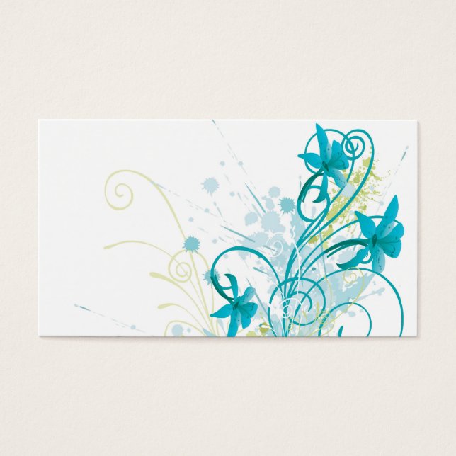 Floral Profile Card (Front)