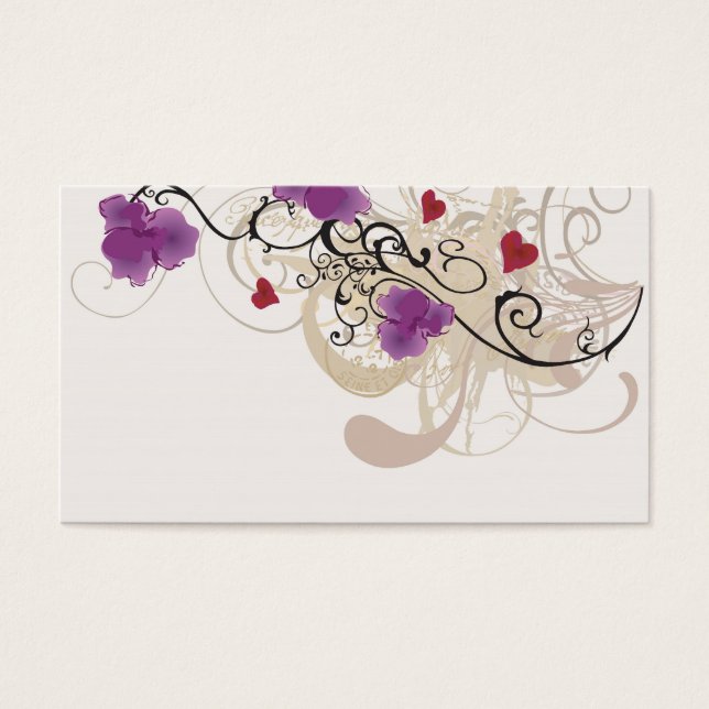 Floral Profile Card (Front)