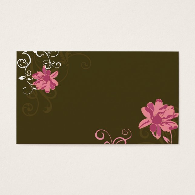 Floral Profile Card (Front)