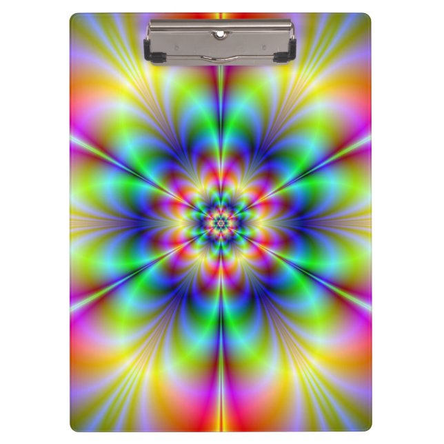 Floral Psychedelia  Clipboard (Front)