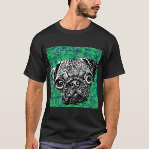 Floral Pug Life T-Shirt