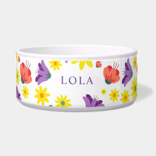 Floral Purple Bowl