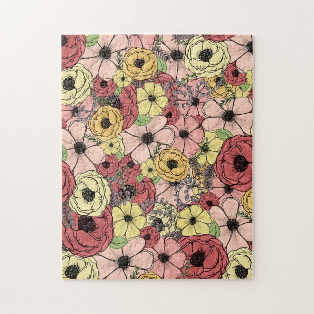 Floral puzzle  (Vertical)