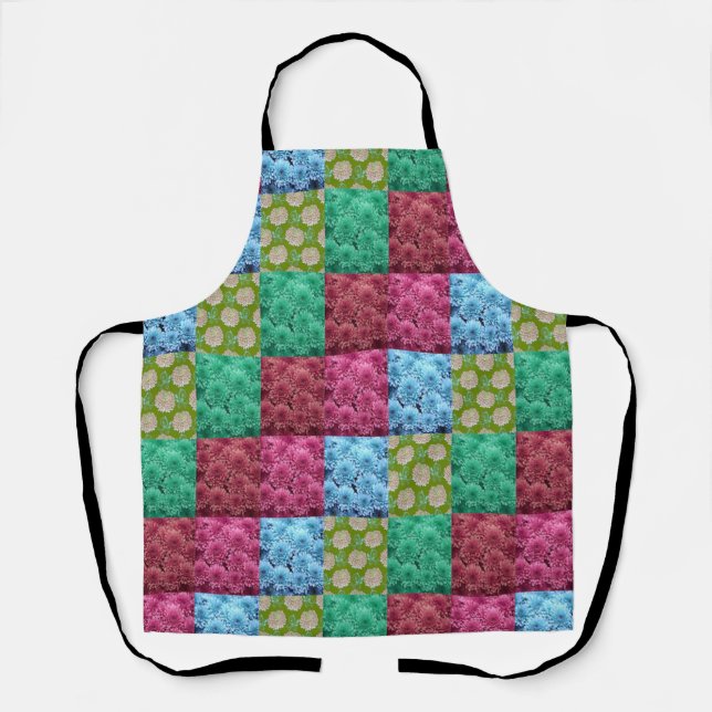 floral quilt design apron (Front)