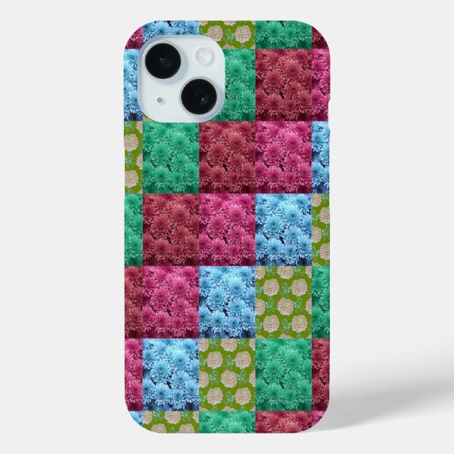 floral quilt design Case-Mate iPhone case (Back)