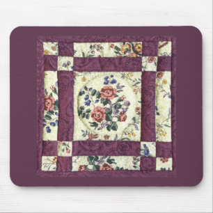 Floral Quilt Mousepad