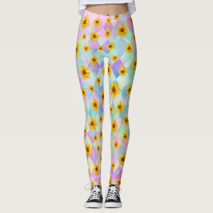 Floral Rainbow Leggings