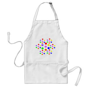 Floral Rainbow Spots Apron