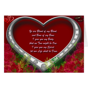 Floral Red Trad. Scot Love Vow - Blood of my Blood