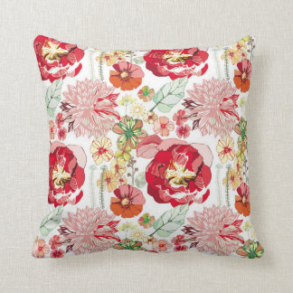 Floral Reds Cushion